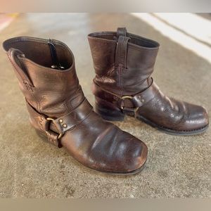 Frye 8R Men’s Size 10 Brown Motorcyle Harness Boots